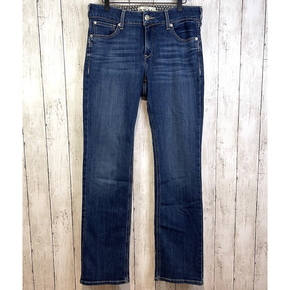 Ariat Women's Straight Leg Jeans - Dark Blue